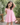 Tokabear Organic Muslin Camisole Dress Baby Pink - Model Shot