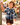 Boy in the reversible muslin shirt at a flower market