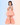 Girl wearing Peachy Paradise muslin sharara kurta set with lace top and dupatta