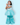 Muslin Sharara & Kurta Set for Girls – Blue Symphony