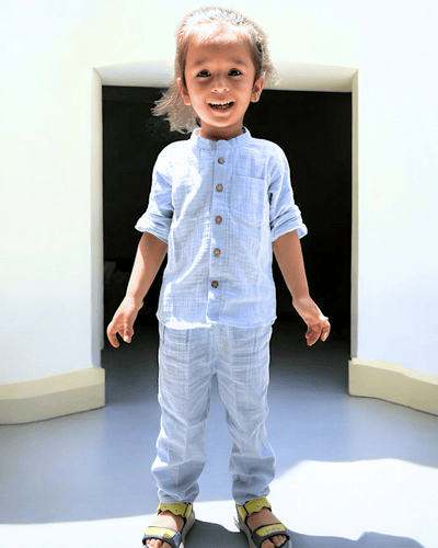 Organic Cotton Muslin Full Sleeve Co-Ord Set