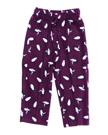 Cotton Flannel Breathable & Warm Unisex Pajama/Bottoms - Set of 3