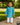 Linen Cotton Embroidered Kurta with Muslin Pajama - Blue