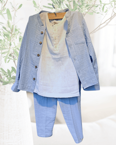Organic Cotton Muslin Full Sleeve Co-Ord Set
