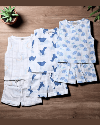 Summer Co-ord Set (Jhabla Set) - (Combo of Three)
